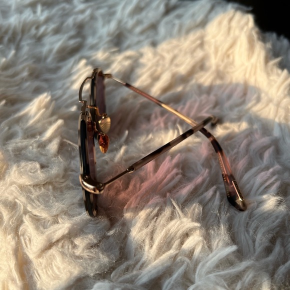 NWT. KREWE PORTER | 24K TITANIUM + MATTE BLACK + MATTE SUNDAY TORTOISE MIRRORED - Picture 7 of 16